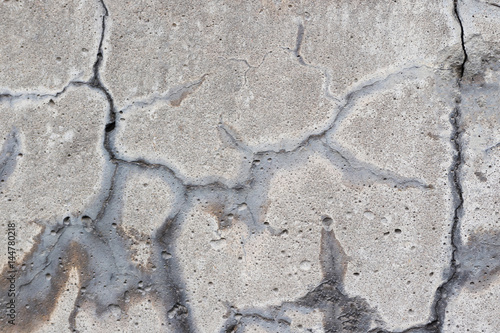 Foto Sructure destroyed cement wall