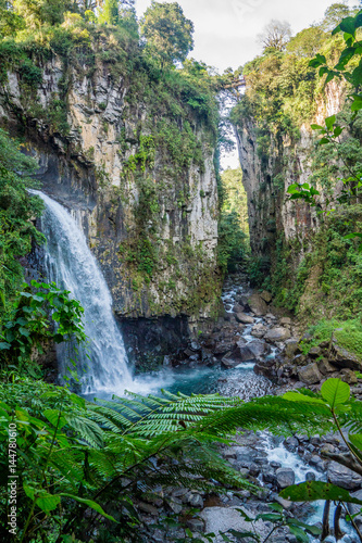 Xico national park in Veracruz Mexico Waterfall