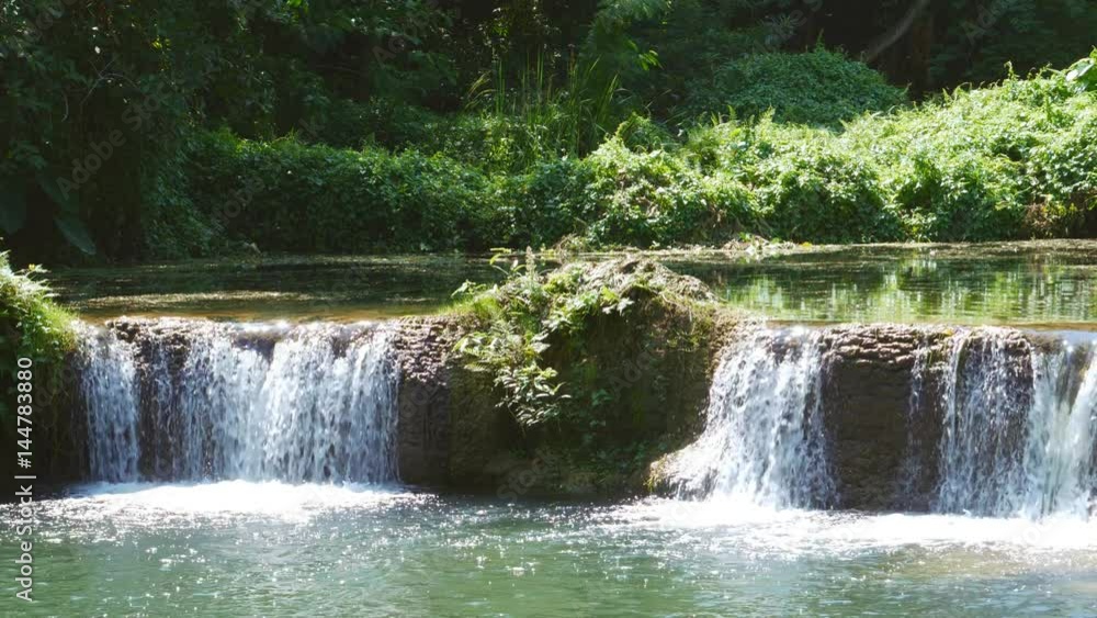 4k of Jed-Sao-Noi (Little Seven-girl) Waterfall at Saraburi, THAILAND 4k of Jed-Sao-Noi (Little Seven-girl) Waterfall at Saraburi, THAILAND