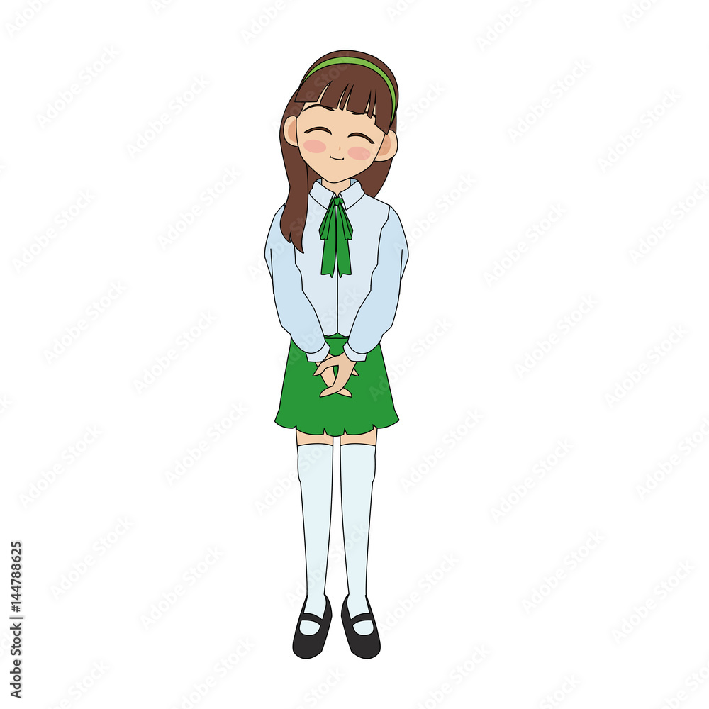 happy cute young girl icon image vector illustration design happy cute young girl icon image vector illustration design