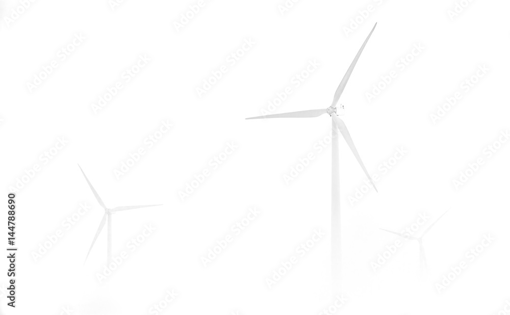 Windmills Under Cover of Heavy Fog Windmills Under Cover of Heavy Fog