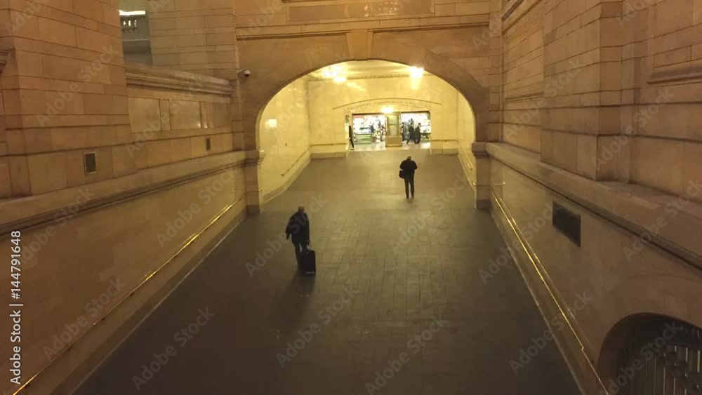 Timelapse of commuters passing at Grand Terminal Timelapse of commuters passing at Grand Terminal