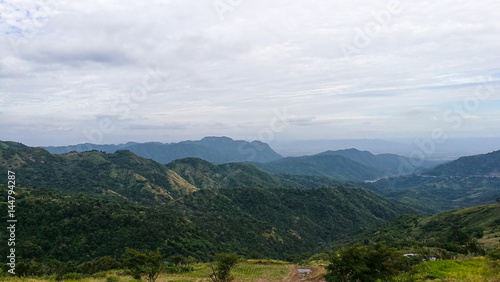 The landscape of the mountains in Thailand © nopphadon