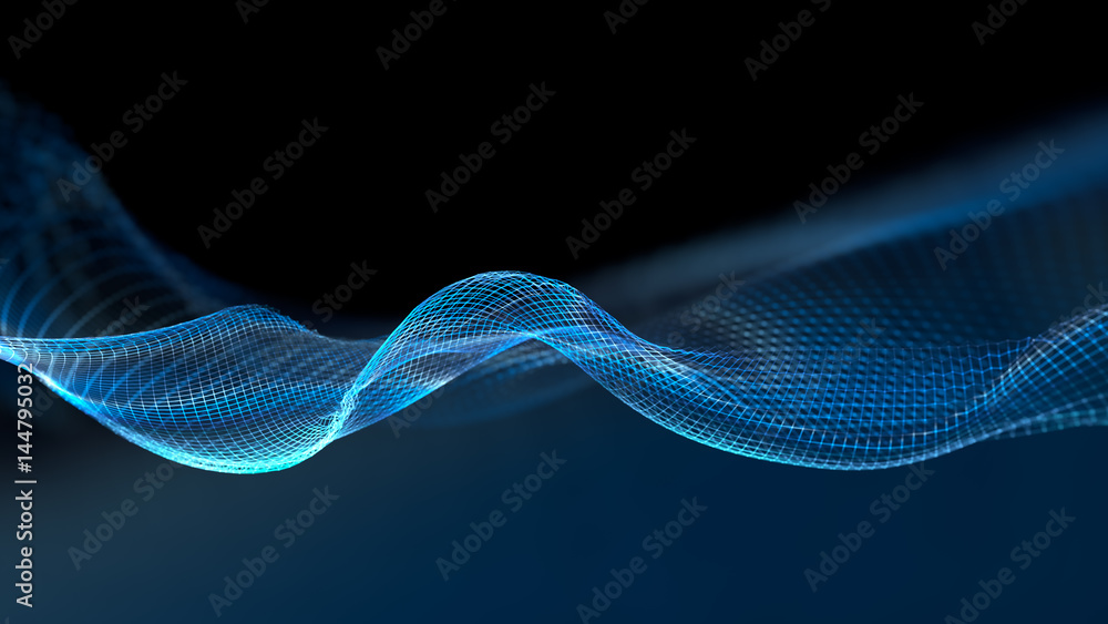 Abstract wave structure scientific background Abstract wave structure scientific background
