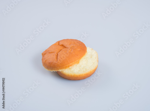 burger bun or hamburger bun on background.