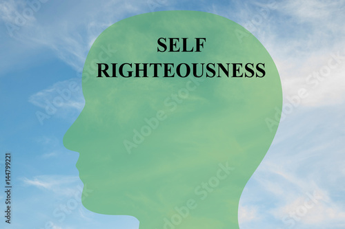 Self-Righteousness concept