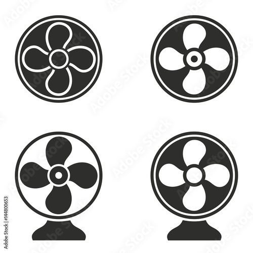 Fan icons set.