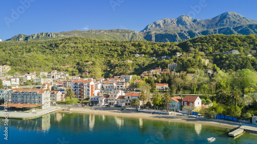 Beautiful resort town near the sea