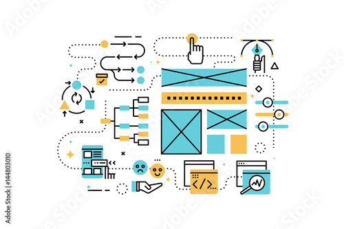 Wallpaper Mural ui/ux design illustration Torontodigital.ca