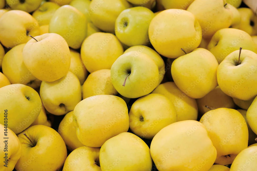 yellow apple background