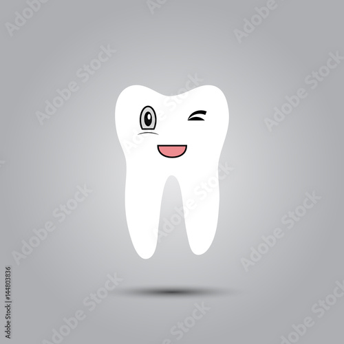 Smiley in tooth