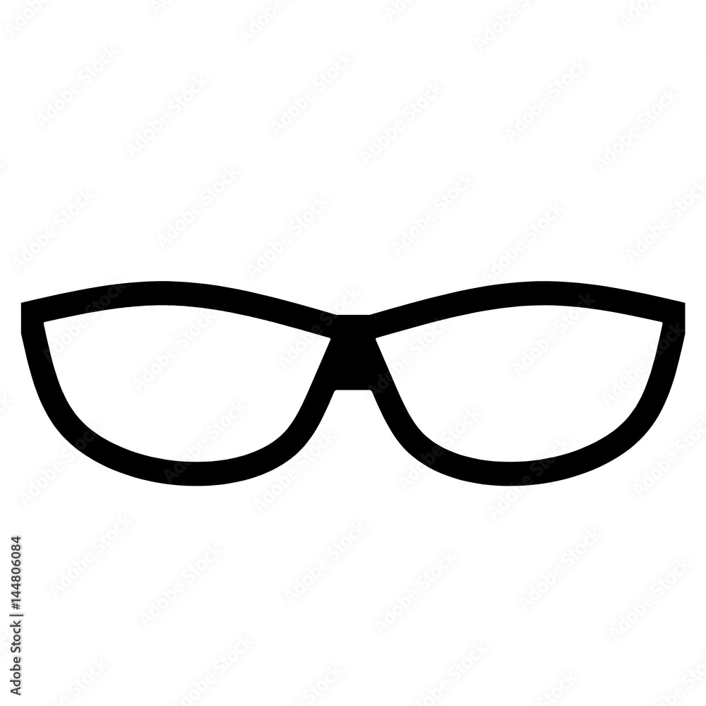 Fototapeta premium Glasses and sunglasses vector 
