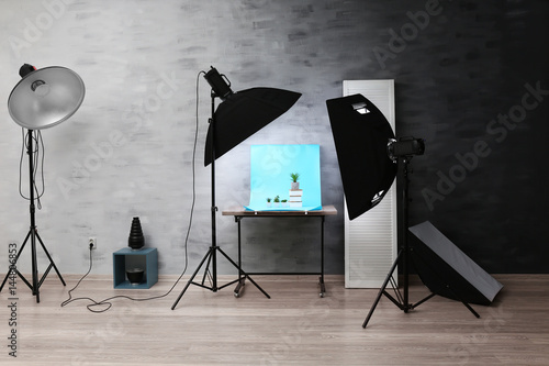 Interior of professional ph...