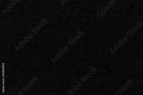 Black Bark Texture Background.