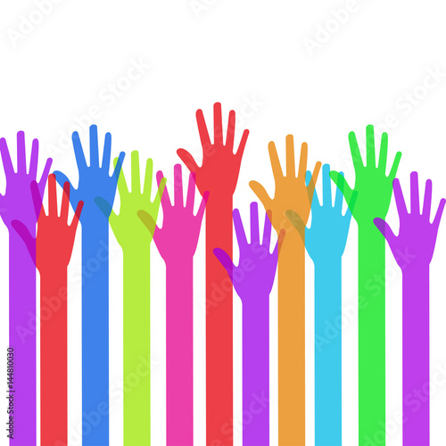 A lot of hands