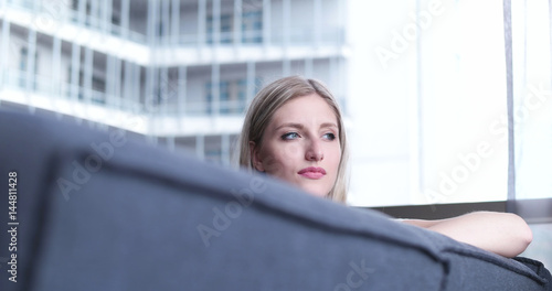 woman using tablet in beautiful apartment Free Download woman using tablet in beautiful apartment - GFXLoad