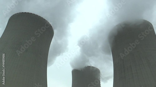 Nuclear power station Temelin, South Bohemia, in the Czech Republic, Europe photo