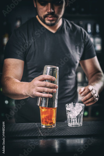 Wallpaper Mural Handsome young barman Torontodigital.ca