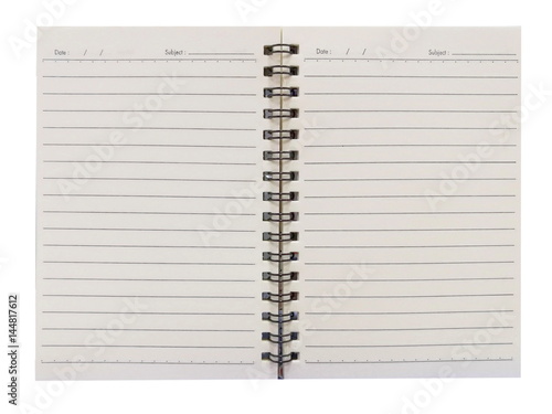 Notebook white
