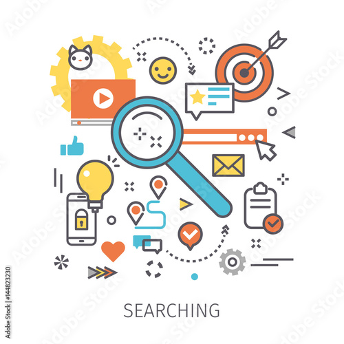 Concept of searching.