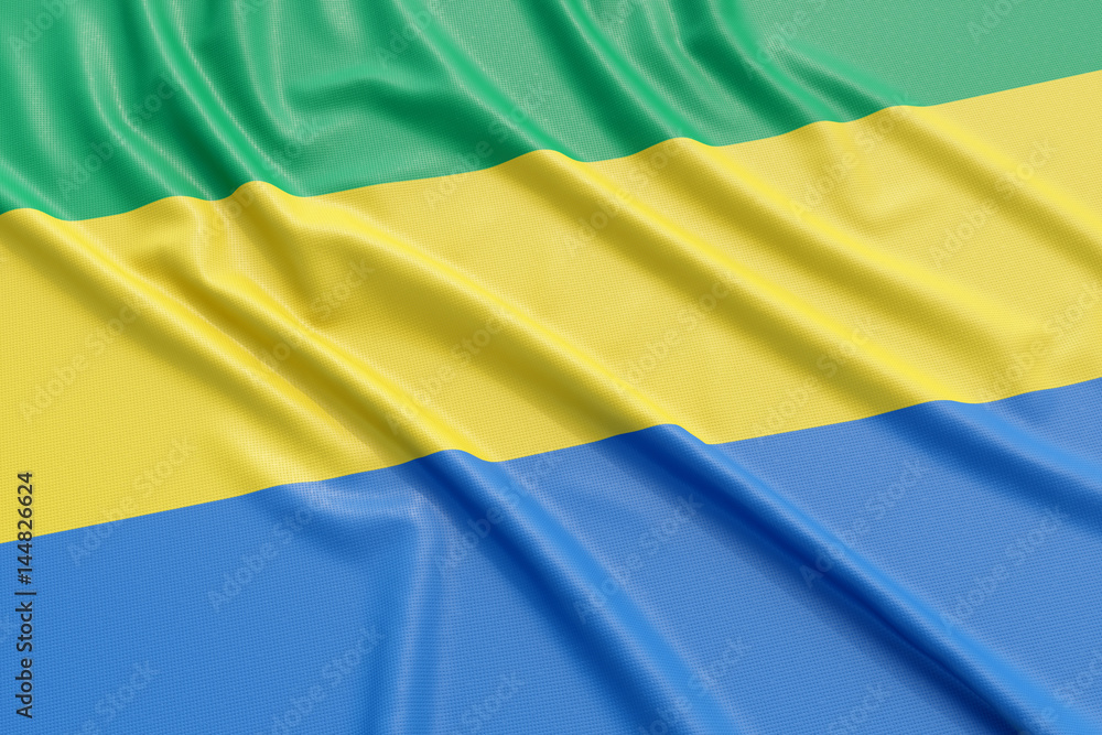 Obraz premium Gabon flag