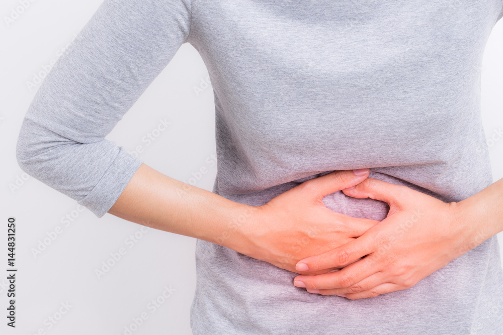 asian woman having stomachache asian woman having stomachache