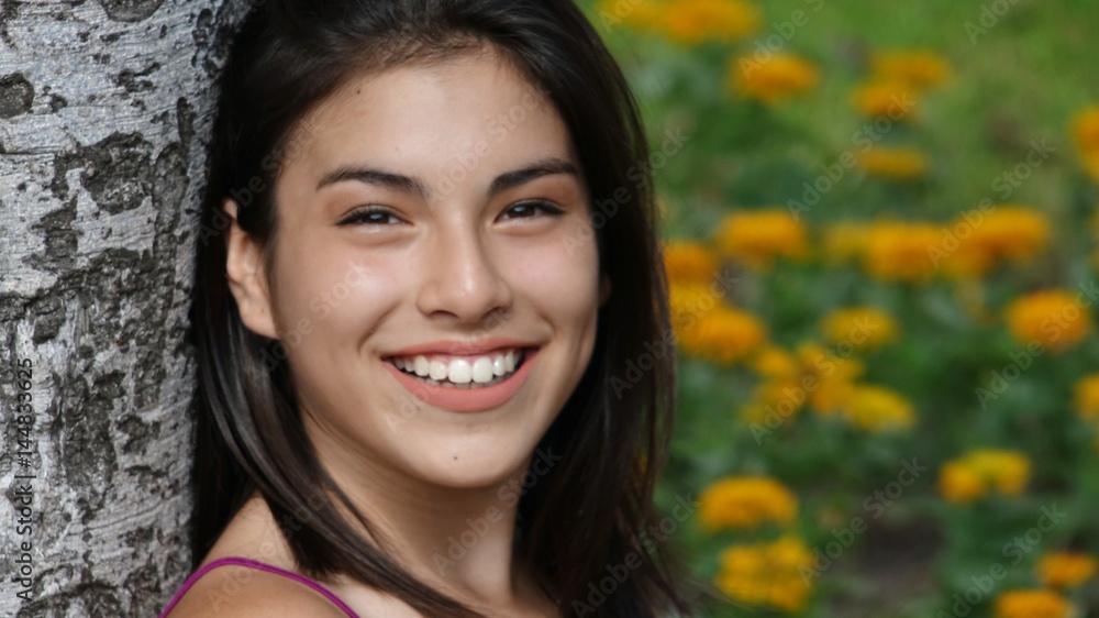 Smiling Teen Girl Smiling Teen Girl