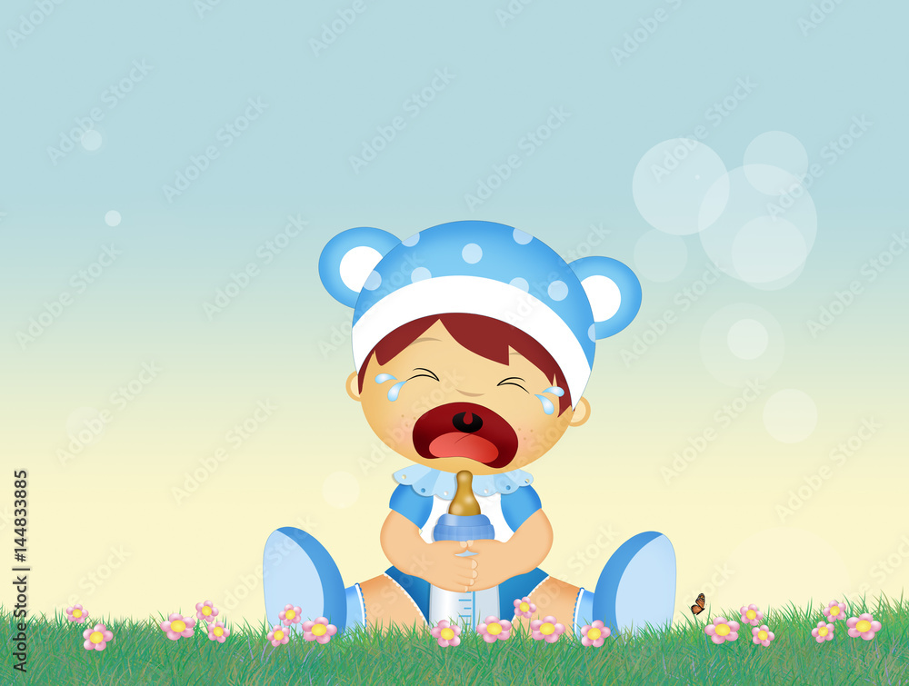 Obraz premium baby cries