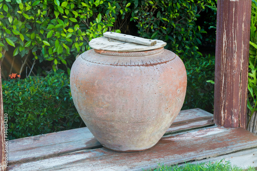 big clay water jar