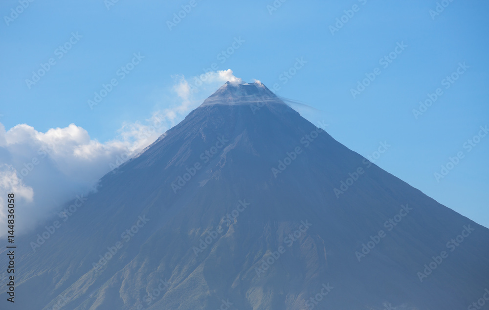 Mayon volcano,view from Legazpi Boulevard view point,Philippines