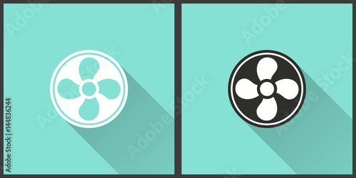Fan - vector icon.
