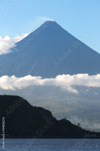 Mayon volcano,view from Legazpi Boulevard view point,Philippines