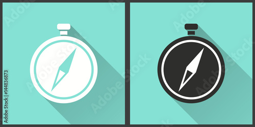 Stopwatch - vector icon.