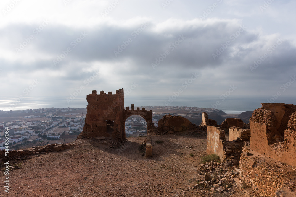 Fort de Tidli, ancienne kasbah, Mirleft, Maroc