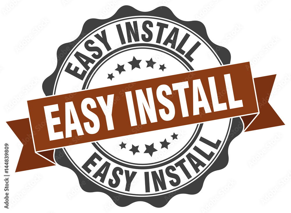 Obraz premium easy install stamp. sign. seal