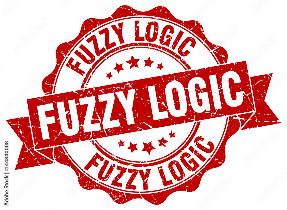 Fototapeta premium fuzzy logic stamp. sign. seal