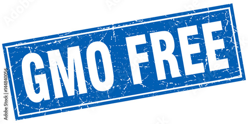 gmo free square stamp