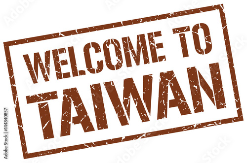 welcome to Taiwan stamp