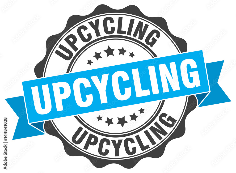 Fototapeta premium upcycling stamp. sign. seal