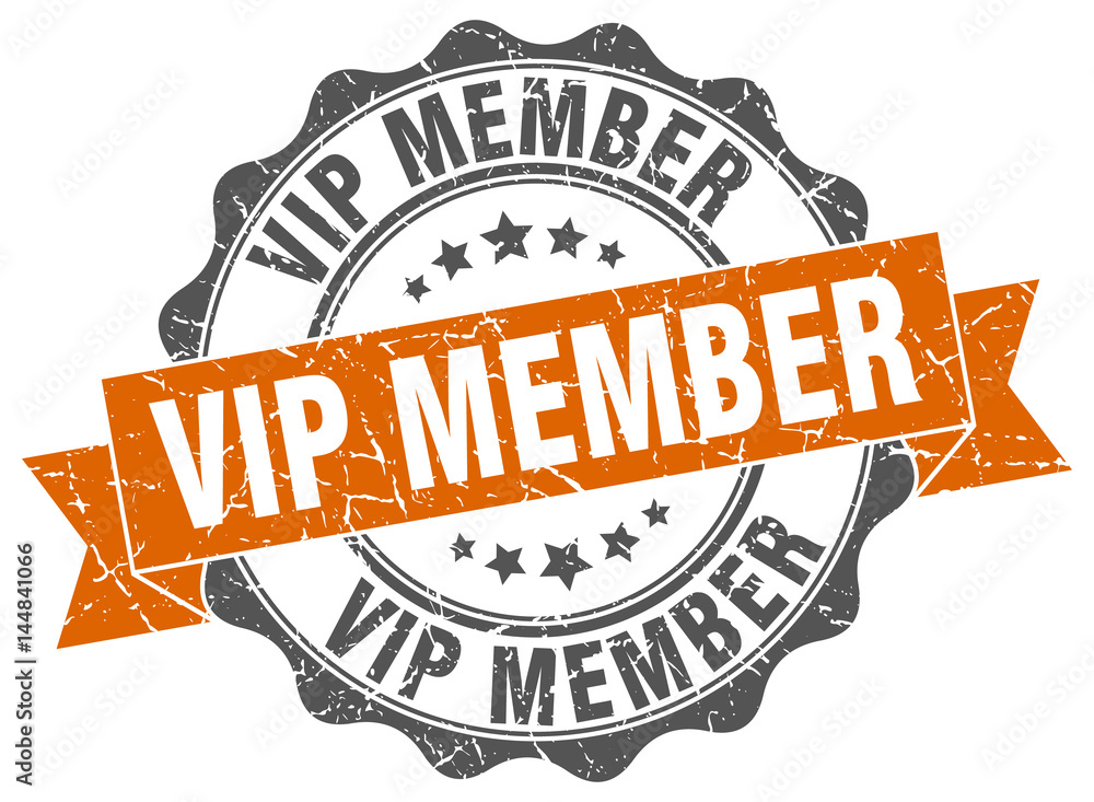 Obraz premium vip member stamp. sign. seal