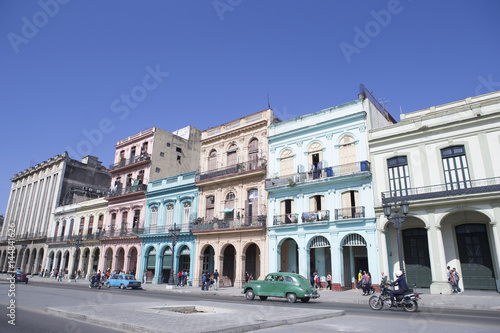 キューバ ハバナの街並み