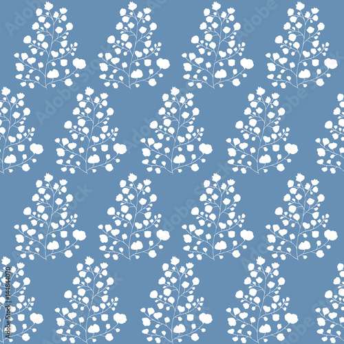 Scandinavian design pattern. Nature background.