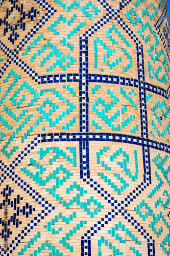 Tiles detail, Kukeldash Madrasah, Tashkent, Uzbekistan