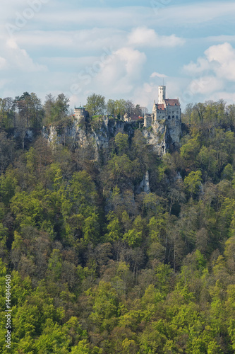 Schloss Lichtenstein Märchenschloss auf der Schwäbischen Alb photo