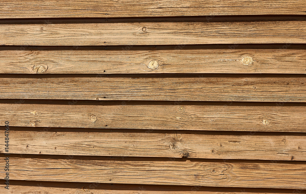 Obraz premium Wooden wall of brown color, old tree