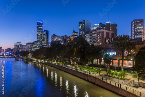 Flinders Street from the Yarra