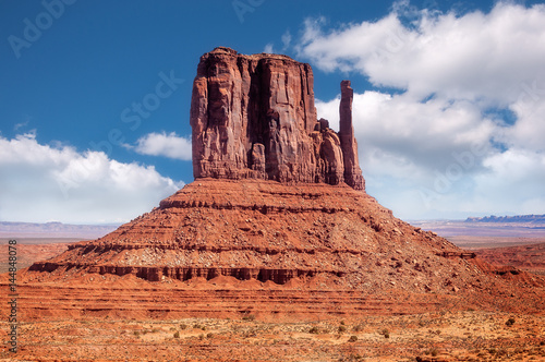East Mitten Butte in Monument Valley  Navajo Tribal Park  Utah  USA.