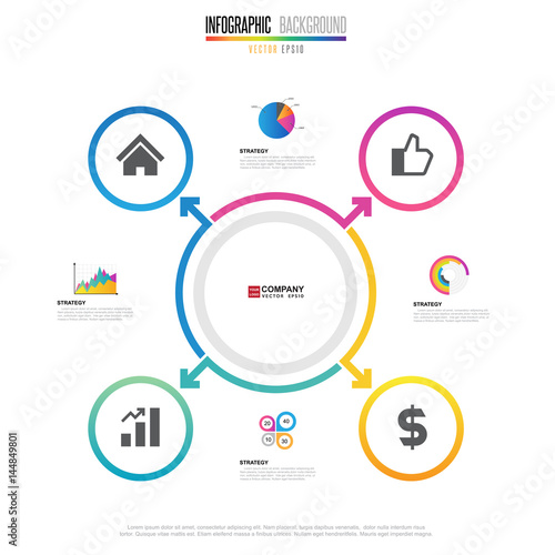 Infographics design template