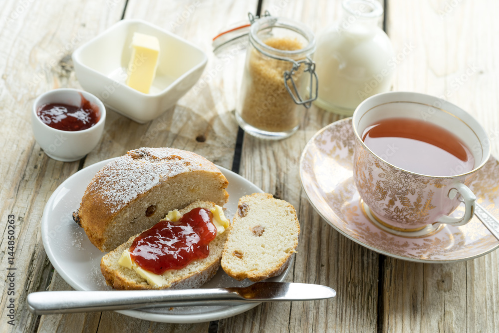 old school style tea at five afternoon service set cake sweet traditional table hotel cheesecake sugar pot china cup