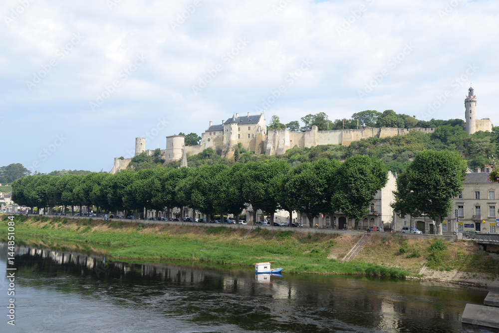 Chinon an der Loire, Frankreich